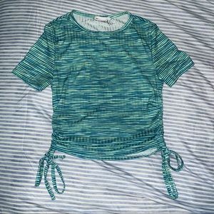 ASOS design ruched fitted top